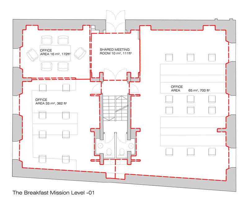 The Breakfast Mission Lower Level Plan The Breakfast Mission Lower Level Plan